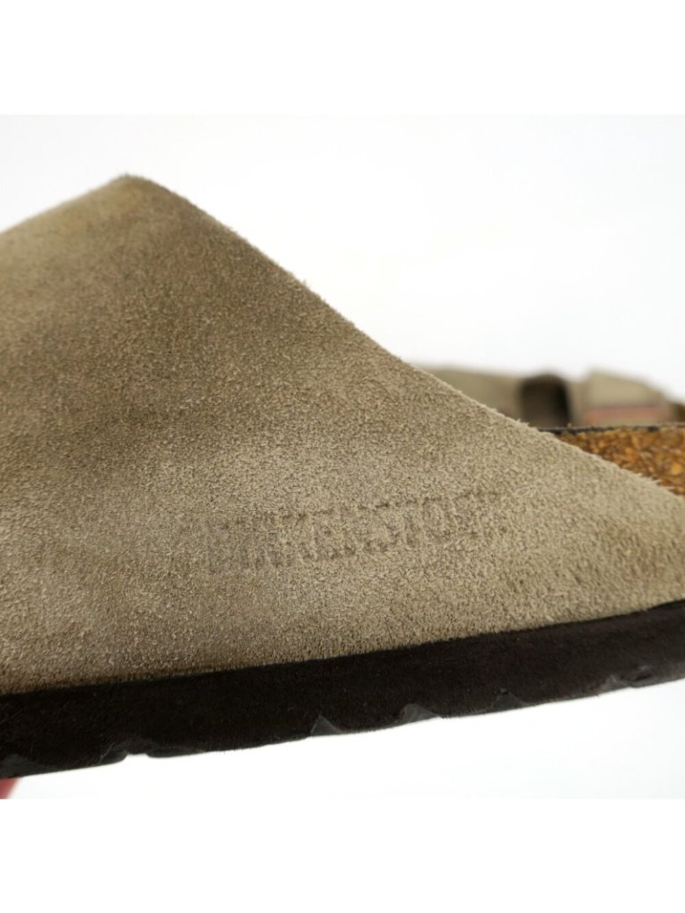Birkenstock Sandals Arizona Taupe Suede Leather Soft Footbed Women's 39 US 8 - Picture 4 of 8
